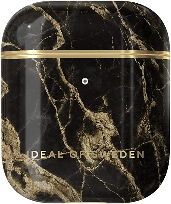 Fashion AirPods Case Golden Smoke Marble