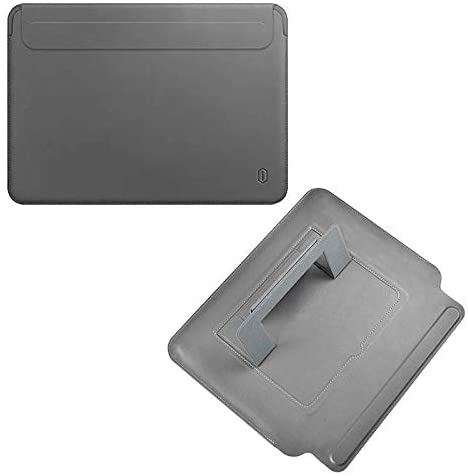 WIWU Alita Skin Pro Portable Slim Stand Sleeve For MacBook Pro 15.4", Grey