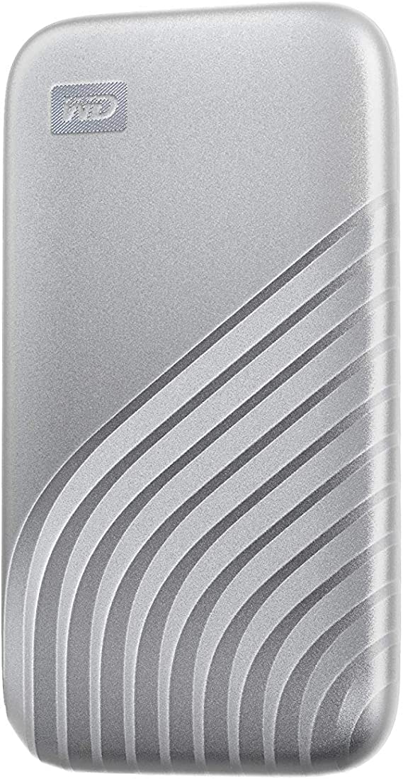 WD 2TB My Passport SSD - Portable SSD, up to 1050MB/s Read and 1000MB/s Write Speeds, USB 3.2 Gen 2 - Silver