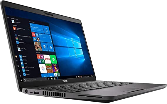 Dell Latitude 5500 Laptop - Intel Core i7-8665U, 8 GB RAM, 1 TB HDD, 15.6 Inch FHD, Radeon 540X 2GB dedicated Graphics, Windows 10 Pro - Black