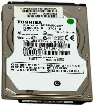 Toshiba 250GB 2.5inch SATA 3 Internal Laptop Hard Drive