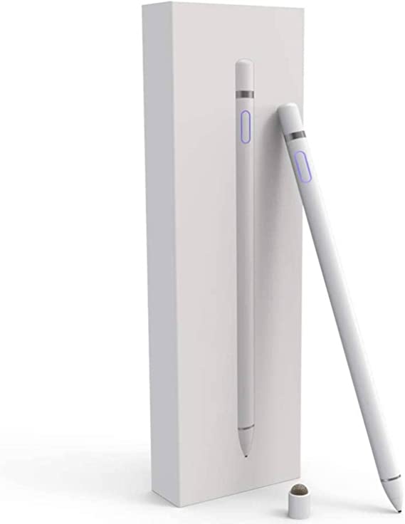 Stylus Pen Compatible with iPad, Pencil Styluses Compatible with iPad 2/3/4/5/6/7/8 Generation Pro 9.7/10.5/11/12.9 Air 1/2/3/4 Mini 1/2/3/4/5 Alternative Drawing Smart Stylist for Touch Screens