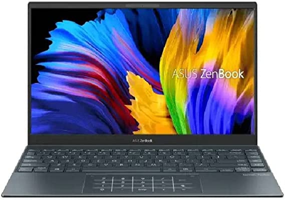 Asus Zenbook Flip 13 OLED UX363EA-OLED007W Laptop - Intel Core i7-1165G7, 16GB LPDDR4X, 1TB PCIe SSD, 13.3-inch OLED FHD - Intel Iris Xe - Win11 – Pine Grey