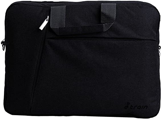 E-train (BG11B) Laptop Messenger Shoulder Bag up to 15.6" - Black