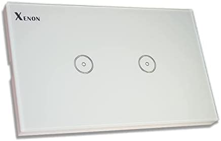 Xenon 2 Gang Touch Wall Wi-Fi Switch