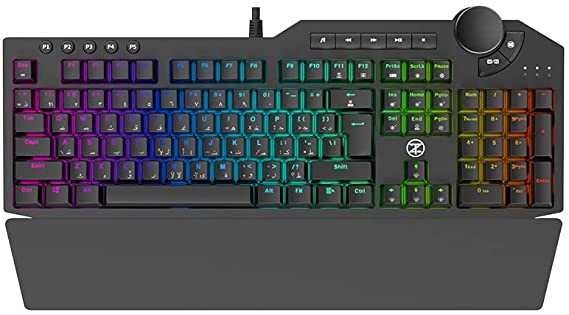 Techno Zone E32 HighEnd Technology Gaming Mechanical Full RGB Keyboard