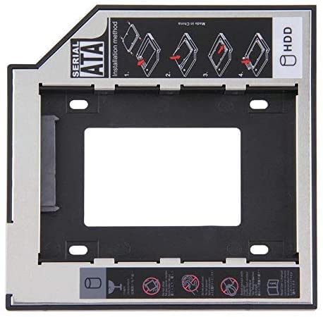 9.5mm Universal 2.5 2nd 9.5mm Ssd Hd SATA Hard Disk Drive HDD Caddy Adapter Bay For Cd Dvd Rom Optical Bay