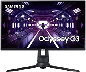 Samsung Odyssey G3 Gaming Monitor, 24 Inch- LF24G35TFWMXZN