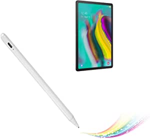 Active Stylus for Samsung Galaxy Tab S5E Pencil,Electronic Capacitive Type-C Rechargeable Pencil Compatible with Samsung Galaxy Tab S5E Stylus Pens,Good on Sketching and Note-Taking Pen, White