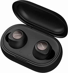 FIRO TWS True Wireless Headphones,Comfortable in-Ear Buds for Small&Big Ears;Deep Bass Earphones with Noise Cancellation & Microphone for iPhone&Android