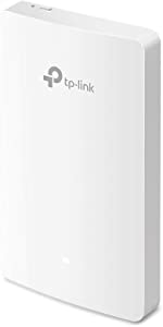 TP-Link Omada AC1200 Wireless MU-MIMO+ Dual-Band Gigabit Wall-Plate Access Point, 802.3af/802.3at, Easily Wall Mount, Integrated into Omada SDN, Free EAP Controller Software (EAP235-Wall)