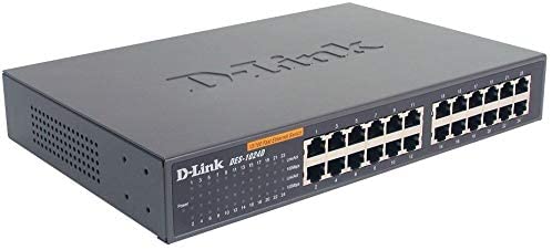 D-Link DES-1024D 24-Port Fast Ethernet Unmanaged Desktop/Rackmount Switch