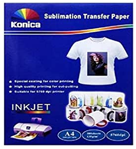 konica Sublimation Transfer Paper (100 Sheets, 135g)