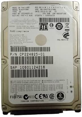 Fujitsu 250GB 2.5inch Laptop Internal Hard Drive