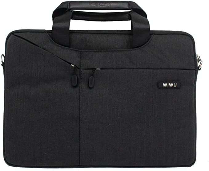 WIWU Waterproof City Commuter Bag Designed For Laptop And UltraBook 13.3 Inch - Black