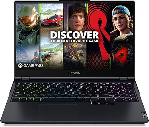 Lenovo Legion 5 15ACH6 Gaming Laptop - Ryzen 7 5800H 8-Cores, 16GB RAM, 512GB SSD, NVIDIA GeForce RTX 3050 Ti 4GB GDDR6 Graphics, 15.6" FHD IPS 165Hz, 4-Zone RGB Backlit KB, Windows 11 - Phantom Blue