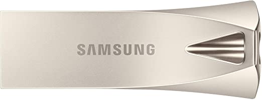 SAMSUNG BAR Plus 256GB - 400MB/s USB 3.1 Flash Drive Champagne Silver (MUF-256BE3)