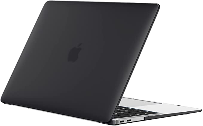 Korecase Compatible with MacBook Air 13” Case 2018-2022 Release M1 A2337 A2179 A1932 with Touch ID, Heavy Duty Rugged Ultra Slim Light Hard Shell Cover,Full-Body Protection for MacBook Air 13” - Black