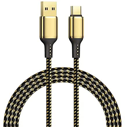 WIWU GD-101 USB To Type-C 18K 20W Data Cable, Golden - 3m