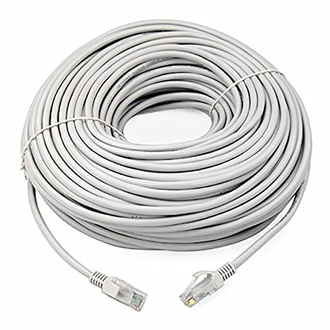 50 Meter RJ45 CAT6 ETHERNET LAN NETWORK Grey CABLE