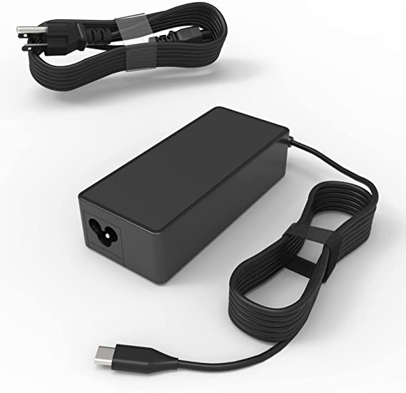 65W USB-C Laptop Charger:Replacement for HP Chromebook X360 14 11a 11 14a G8 G7 G6 G1 G2 EE Spectre Elite X2 l43407-001 14-ca051wm 11-ae051wm 11-AE000 14-CA000 14-ca052wm Type C Power Cord Supply