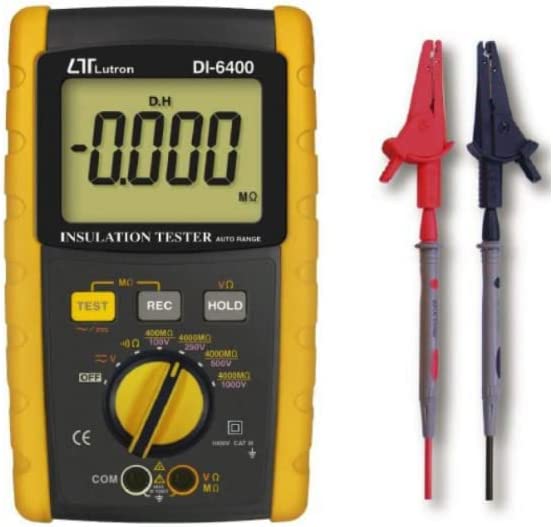 Multifunction Insulation Tester 1 kV + Multimeter Multimeter Multimeter Insulation Meter 1KV Model : DI-6400 Made Taiwan